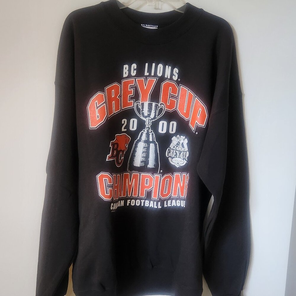 BC Lions Vintage Grey Cup Sweatshirt NWT